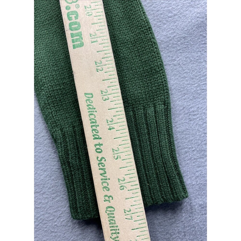 Aeropostale Pullover Sweaters Mens 1987 Rib Knit Embroidered Green Size Medium - Picture 8 of 15